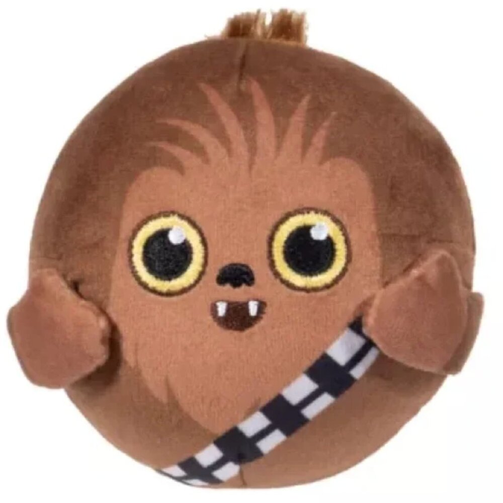 NWT- Disney Star Wars Chewbacca Crinkle Squeaker Plush Dog Toy
